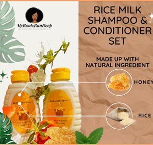 Rice Milk Shampoo & Conditioner Set